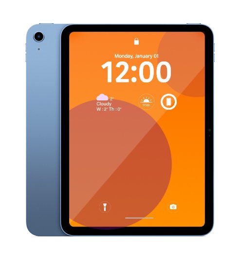 Apple iPad 10th Gen (2022) 64GB - Wi-Fi - Blue - [*Refurbished: Excellent condition]