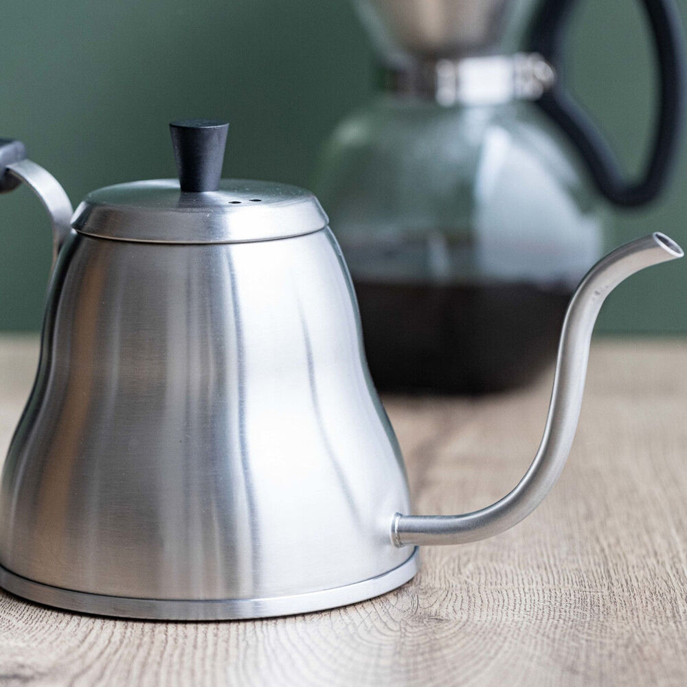 La Cafetiere 700ml Stove Top Pour Over Stainless Steel Kettle (Silver)
