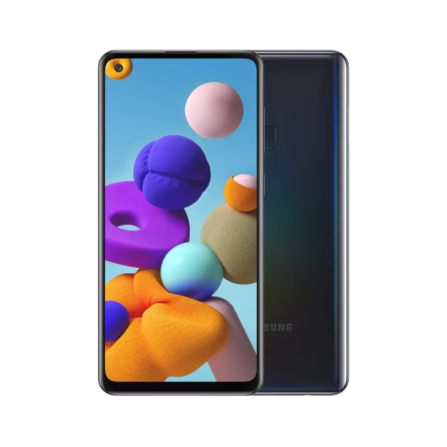 Samsung Galaxy A21s 128GB (Black) [~Refurbished: Good]