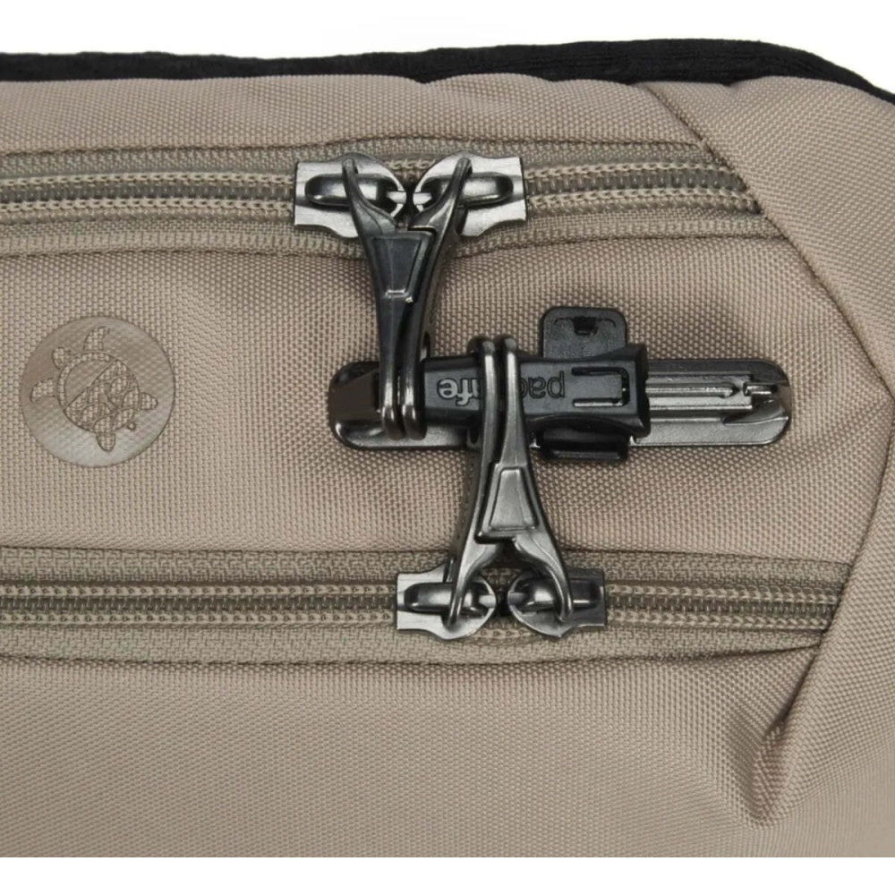 Pacsafe V Tech Anti-Theft RFID Blocking Slashguard Sling Pack 10L Beige