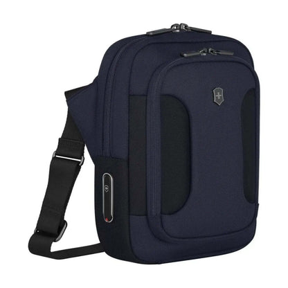 Victorinox Werks Traveler 7.0 Expandable 14" Laptop Crossbody Bag Navy Blue