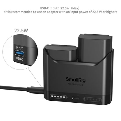 SmallRig Turbo Charging Kit for NP-FZ100 Camera Batteries 5483