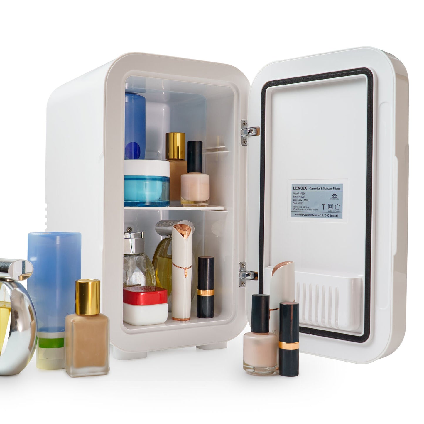 Lenoxx 6L Touch Operated Beauty, Cosmetics & Skincare Fridge