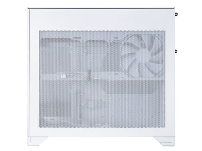 Lian Li O11 Vision-M Compact Tempered Glass Dual-Chamber Micro-ATX Case - White