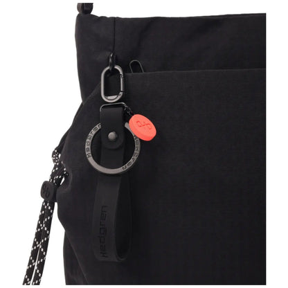 Hedgren MAKOTO 15.2L Womens Square Crossover Bag Lightweight Crossbody Black