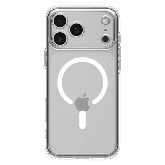 Spigen Apple iPhone 17 Pro Ultra Hybrid (MagFit) Case (Clear Case / White Ring)