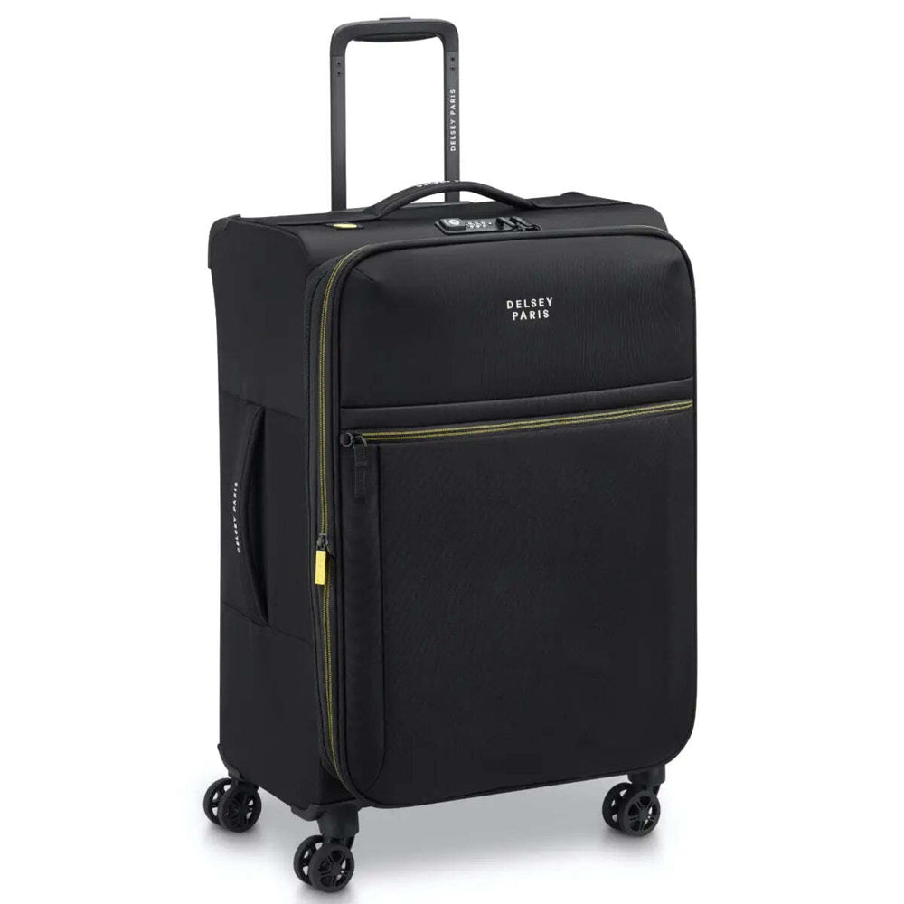 Delsey Brochant 3 - 67 cm 4-Wheel Expandable Suitcase - Deep Black