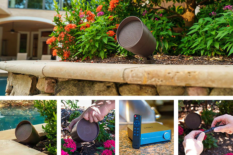 Wiim Outdoor Garden 4.1 Volt Ohm Speaker System