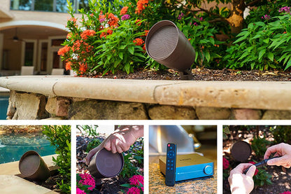 Wiim Outdoor Garden 4.1 Volt Ohm Speaker System