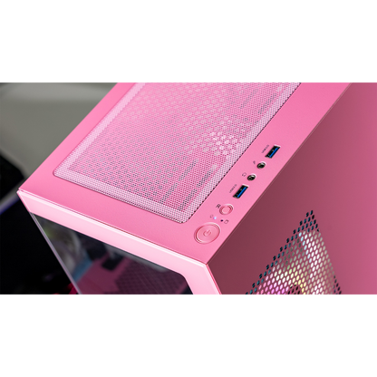 Thermaltake Horizon Prime Gaming Desktop PC (AMD 5600 / RTX 4060 / 16GB RAM) - Bubble Pink Edition
