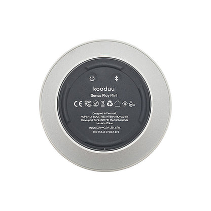 Kooduu Sensa Play Mini Lamp/Bluetooth Speaker in Cloud White
