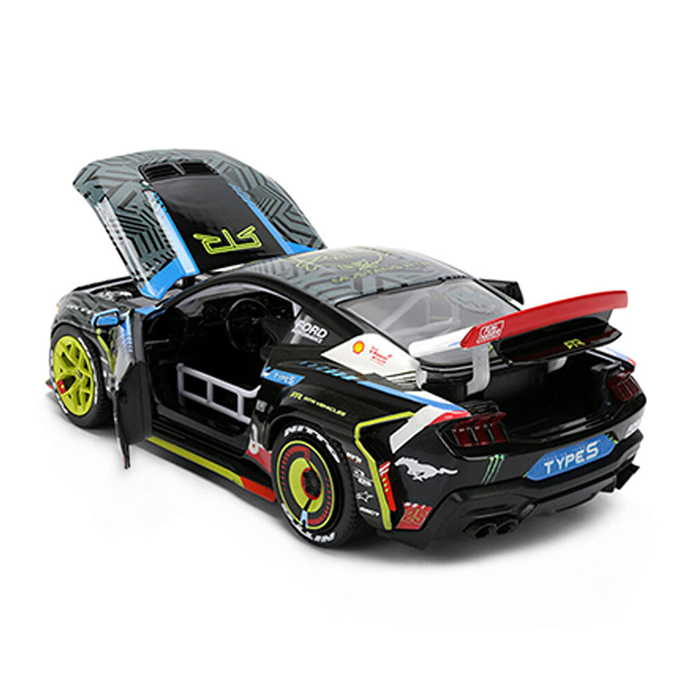 Jada 1:24 Big Time Muscle 2025 Ford Mustang RTR Vaughn Gitten Jr. Diecast Car