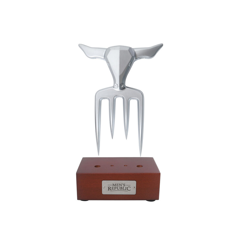 Men’s Republic Heavy Duty Bull Fork for Carving and Serving Meat - Black