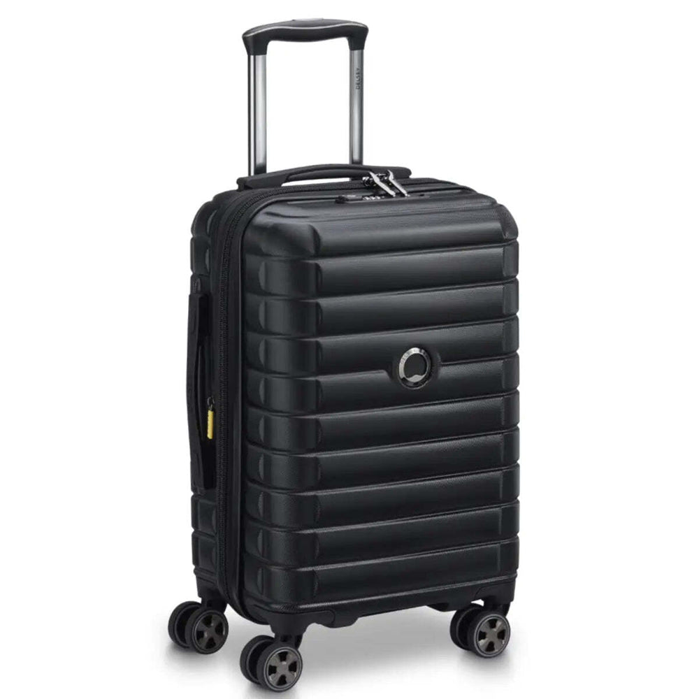 Delsey Shadow 5.0 - 55 cm Expandable Cabin Suitcase - Black