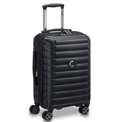 Delsey Shadow 5.0 - 55 cm Expandable Cabin Suitcase - Black