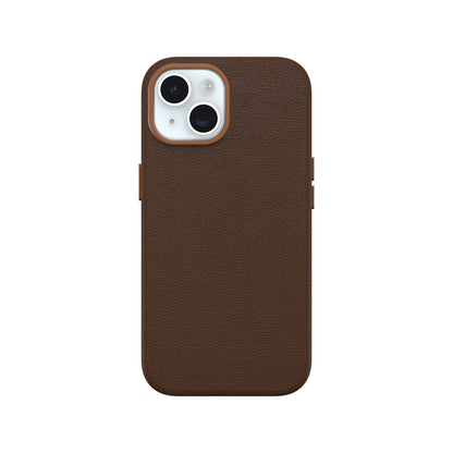 OtterBox Symmetry Cactus Leather Case for iPhone 15/14/13 - Brown