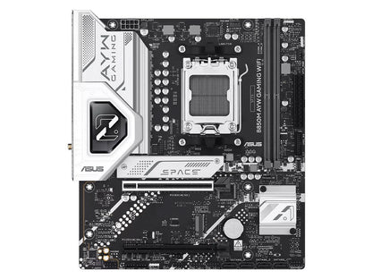 ASUS B850M AYW GAMING WIFI AMD B850 AM5 DDR5 Micro-ATX Motherboard