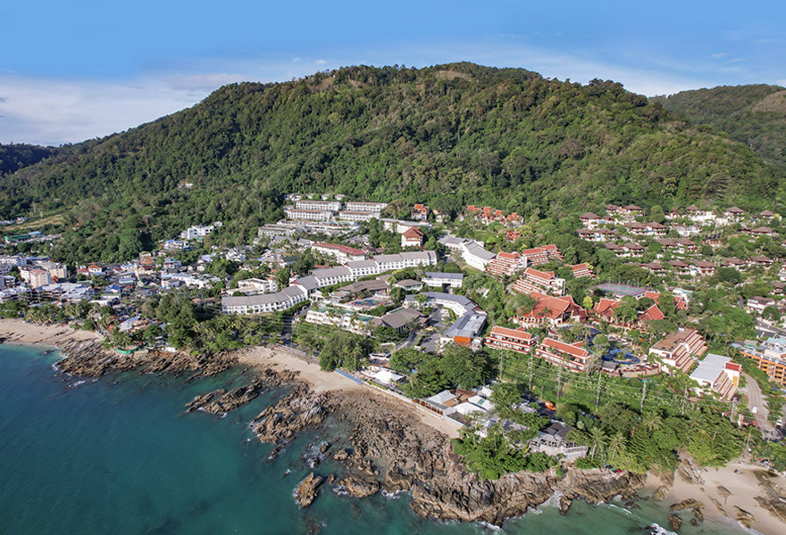 Diamond Cliff Resort Phuket aerial view