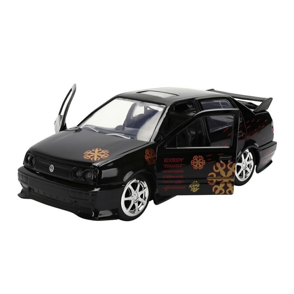 Jada 1:32 Scale Fast & Furious Volkswagen Jetta Black Diecast Vehicle Model