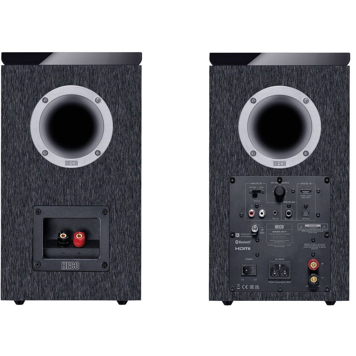 Heco Aurora 200 Monitor Speakers with Bluetooth