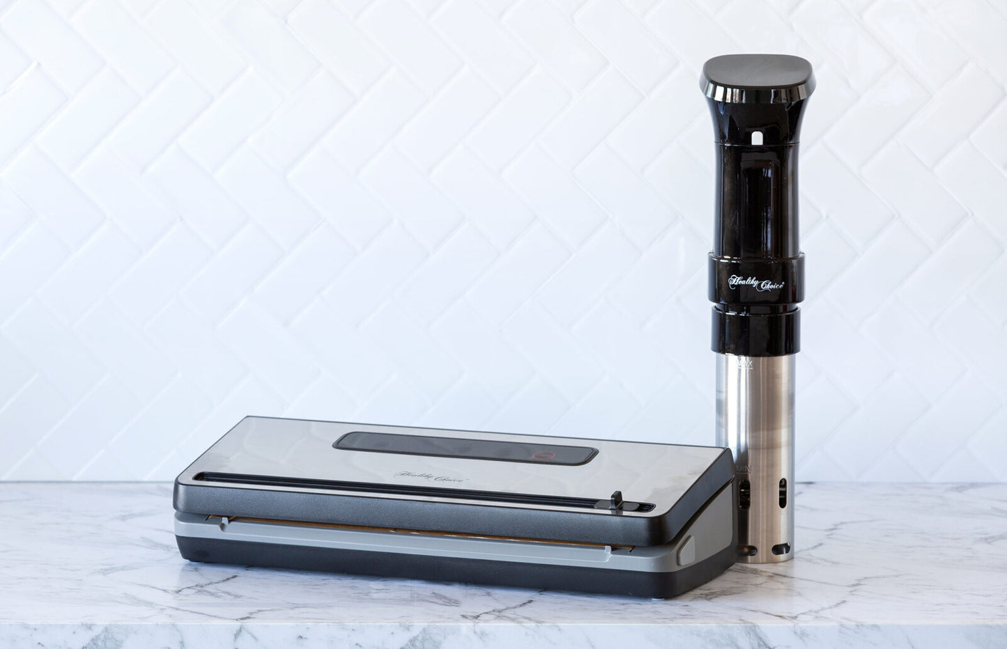 Healthy Choice Sous Vide Starter Kit with Vacuum Sealer and Bags