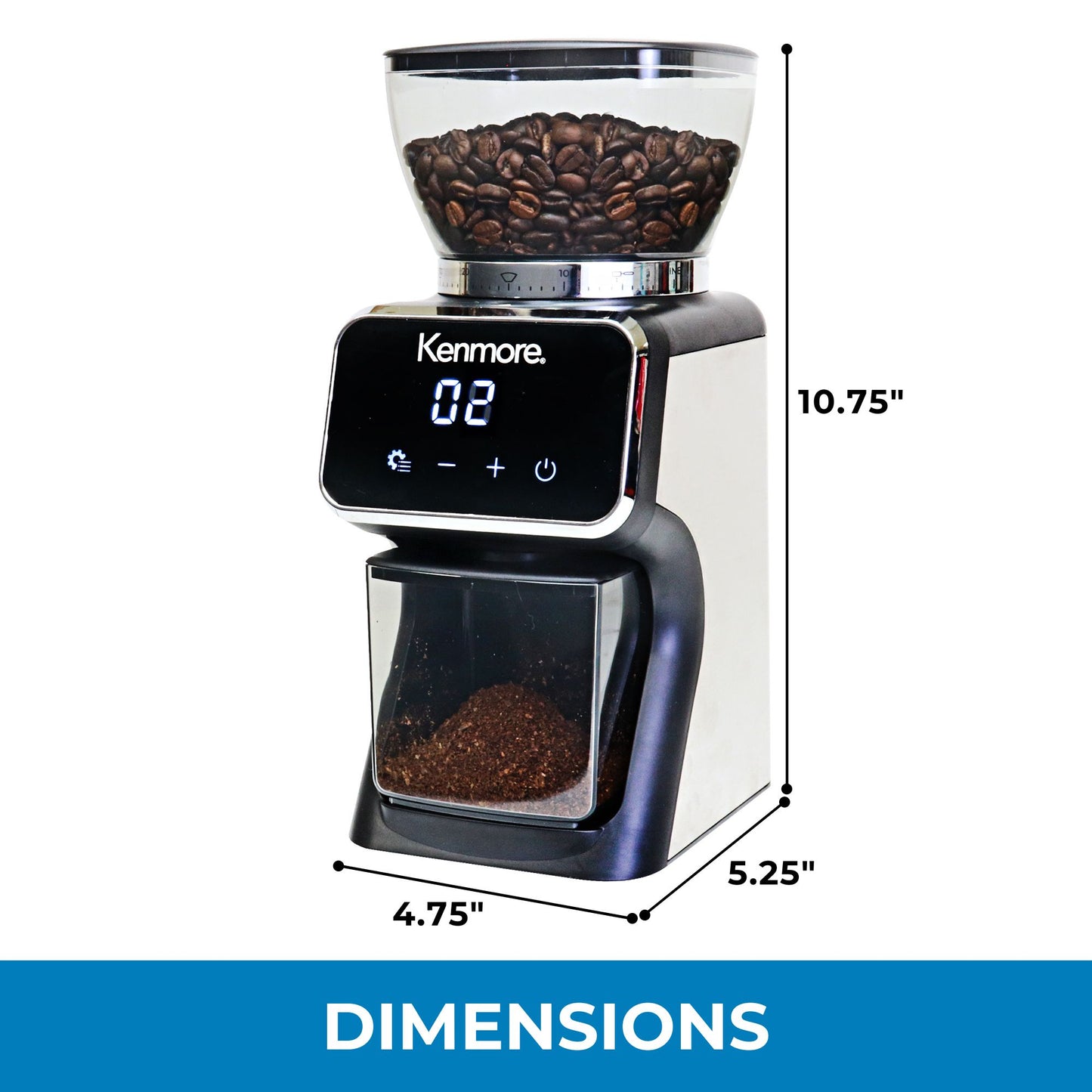 Kenmore Coffee Grinder with Digital Display