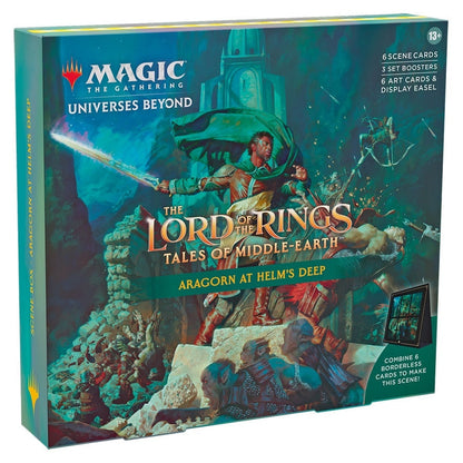 Wizards Of The Coast Magic the Gathering the Lord of the Rings Tales of Middle Earth Holiday Release Scene Box 4 Decks Per Display