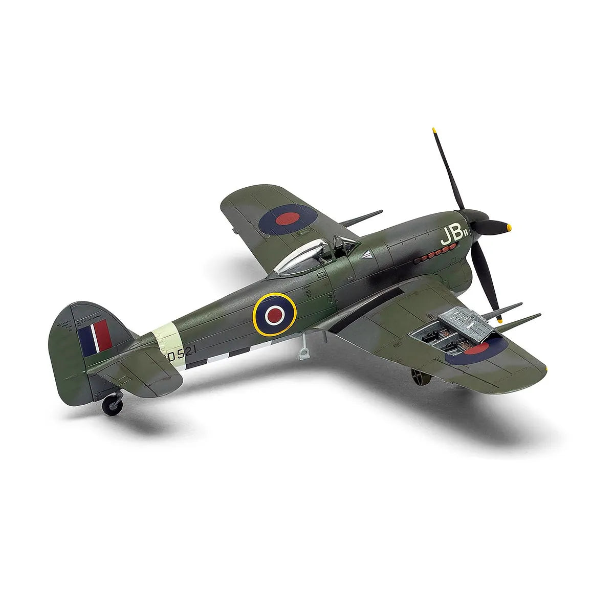 Airfix 1/72 Hawker Typhoon Mk.IB Fighter Jet Scaled Plastic Model Kit