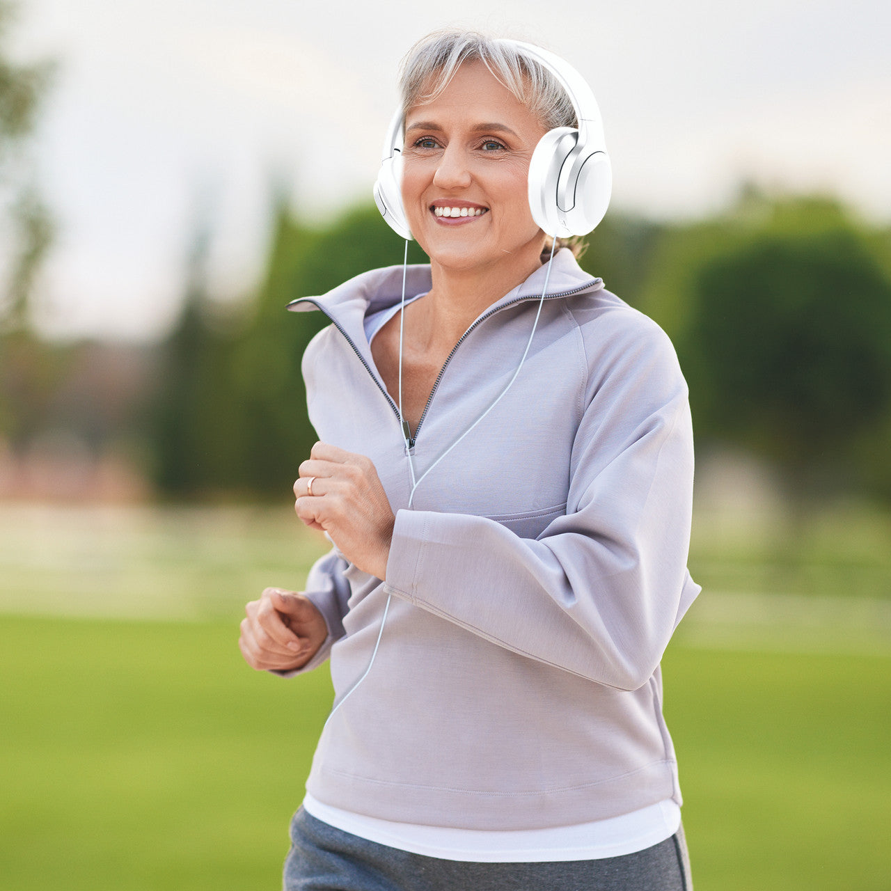 Laser ANC Bluetooth Headphones (White)