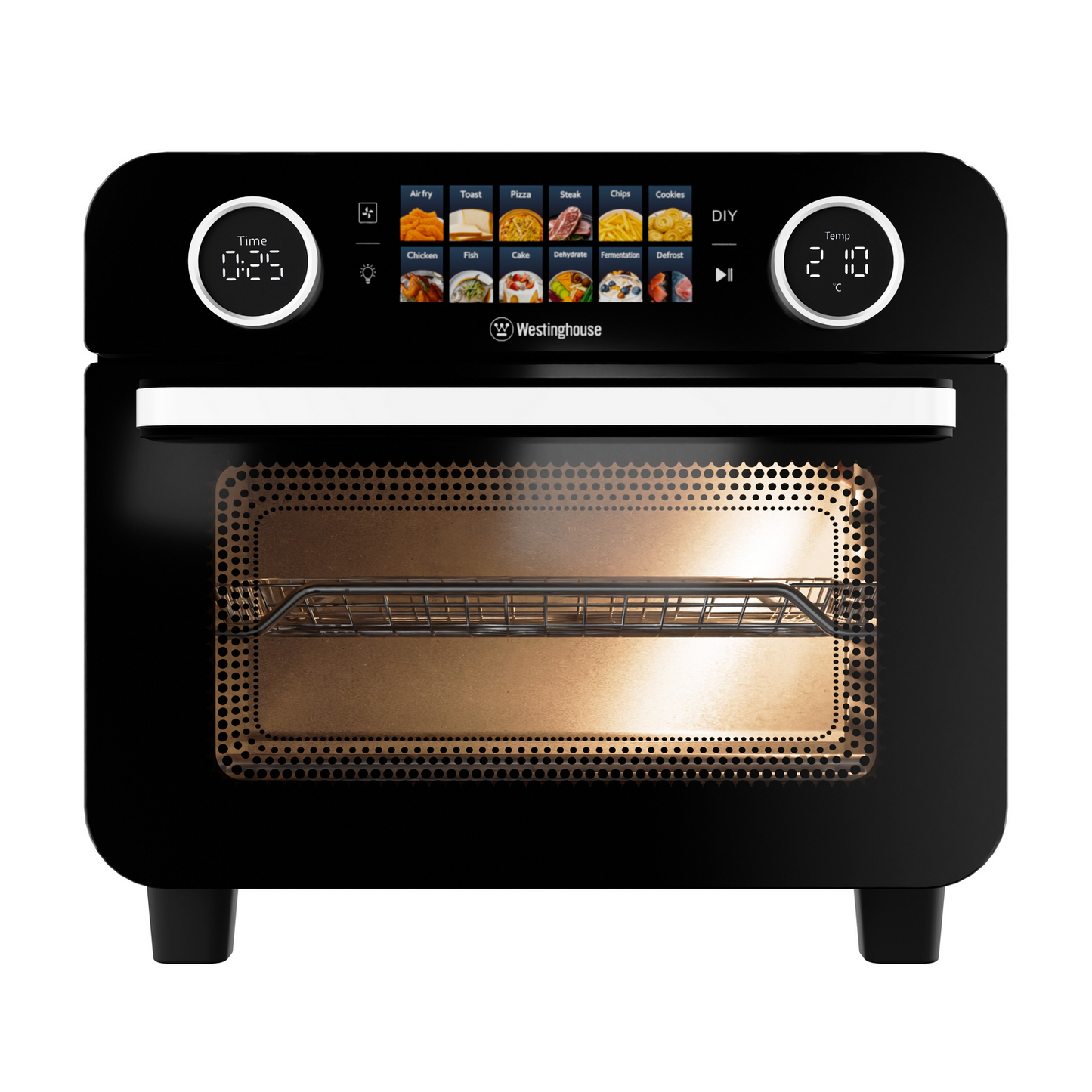 Westinghouse 25L Digital Air Fryer Oven 2200W w/ Touch Control in Black (WHOV03K)