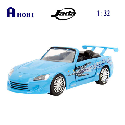 Jada 1:32 Scale Fast & Furious 2001 Honda S2000 Blue Remix Diecast Vehicle Model