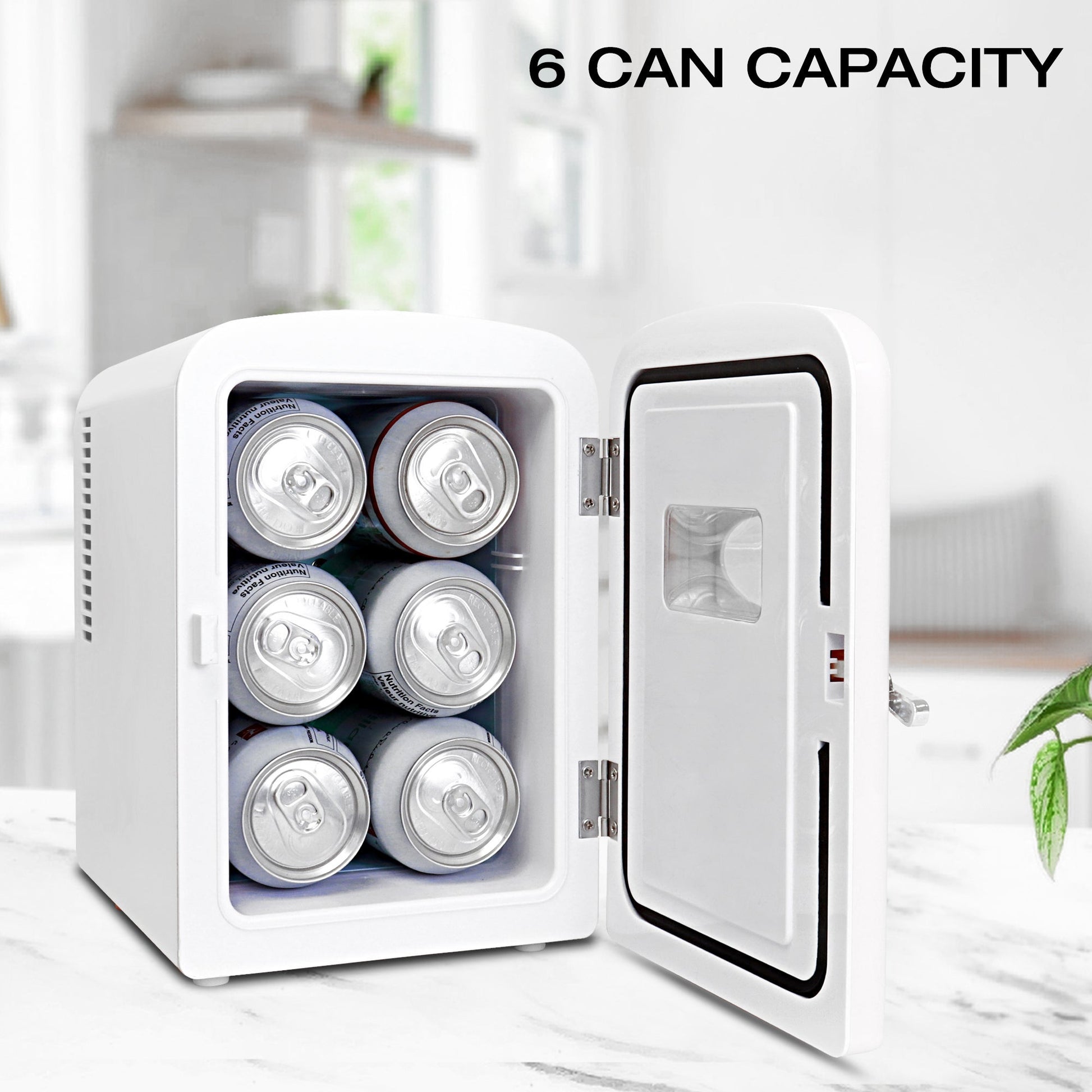 Koolatron Retro Mini Fridge 4L White