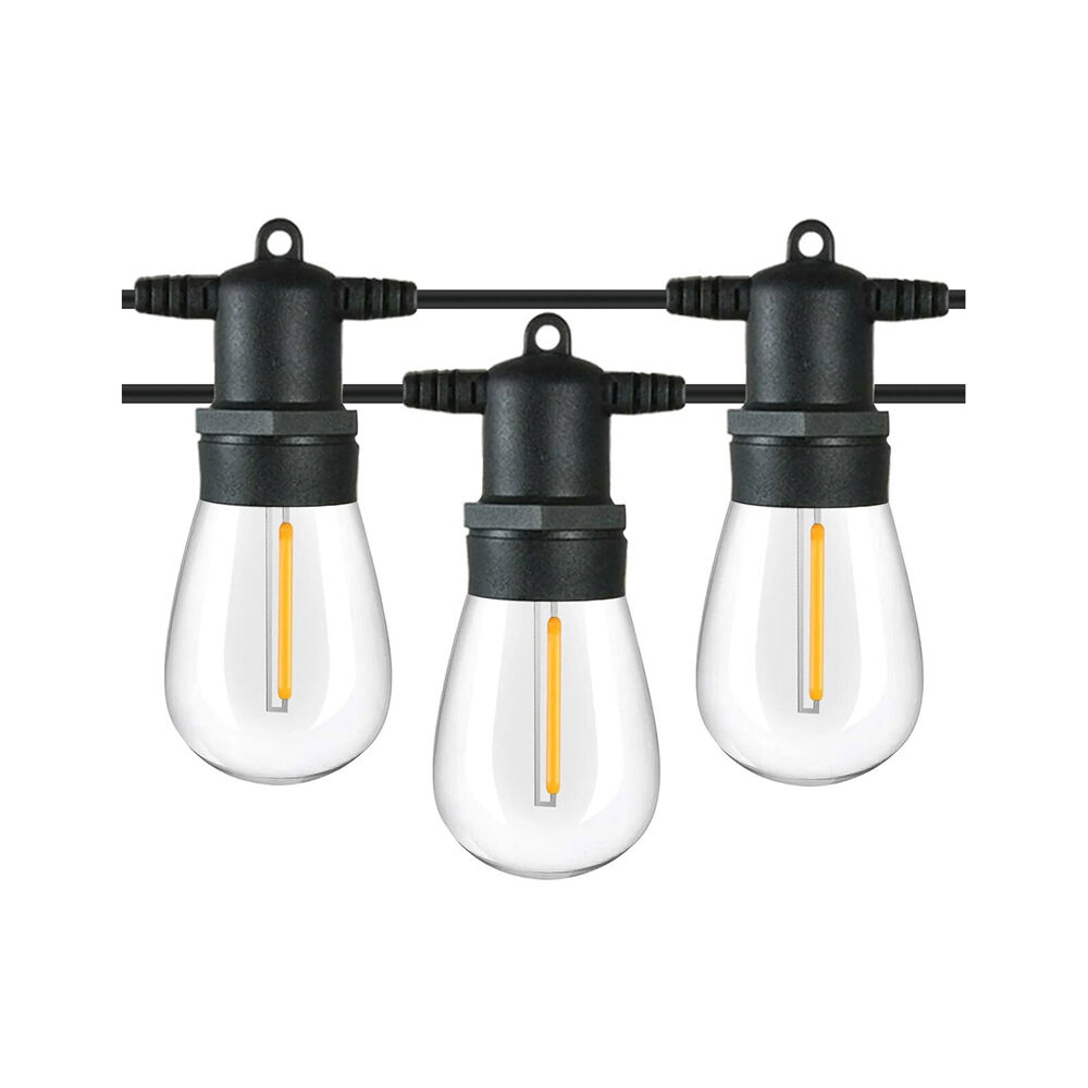 LumiFX 50 Bulb LED WIFI Smart Festoon Lights 20m Warm White