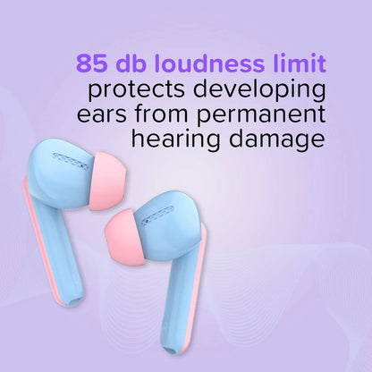 myFirst CareBuds Kids TWS Earbuds (Cotton Candy Mix)