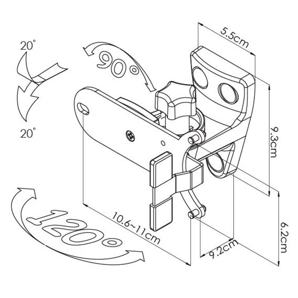 Tauris Sonos Speaker Tilt Mount White