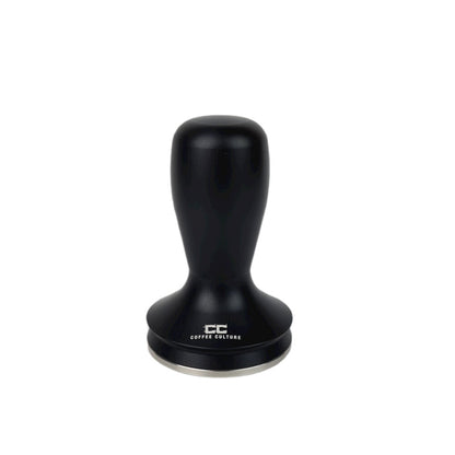 Coffee Culture Stainless Steel Coffee Tamper 53mm Flat Base (Matte Black)