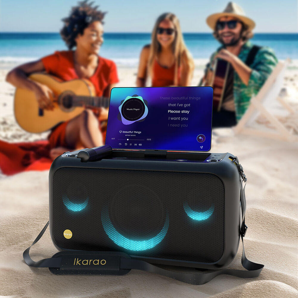 Ikarao Break X1 Portable 800W Karaoke Machine with 13.3" Display