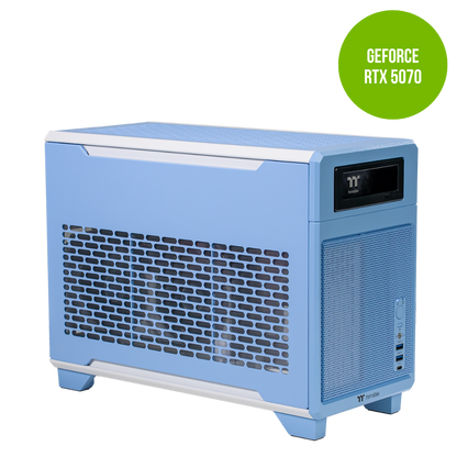 Thermaltake Nomad PRO Gaming Desktop PC ( Intel 14600KF / RTX 5070 / 32GB RAM) - Hydrangea Blue Edition