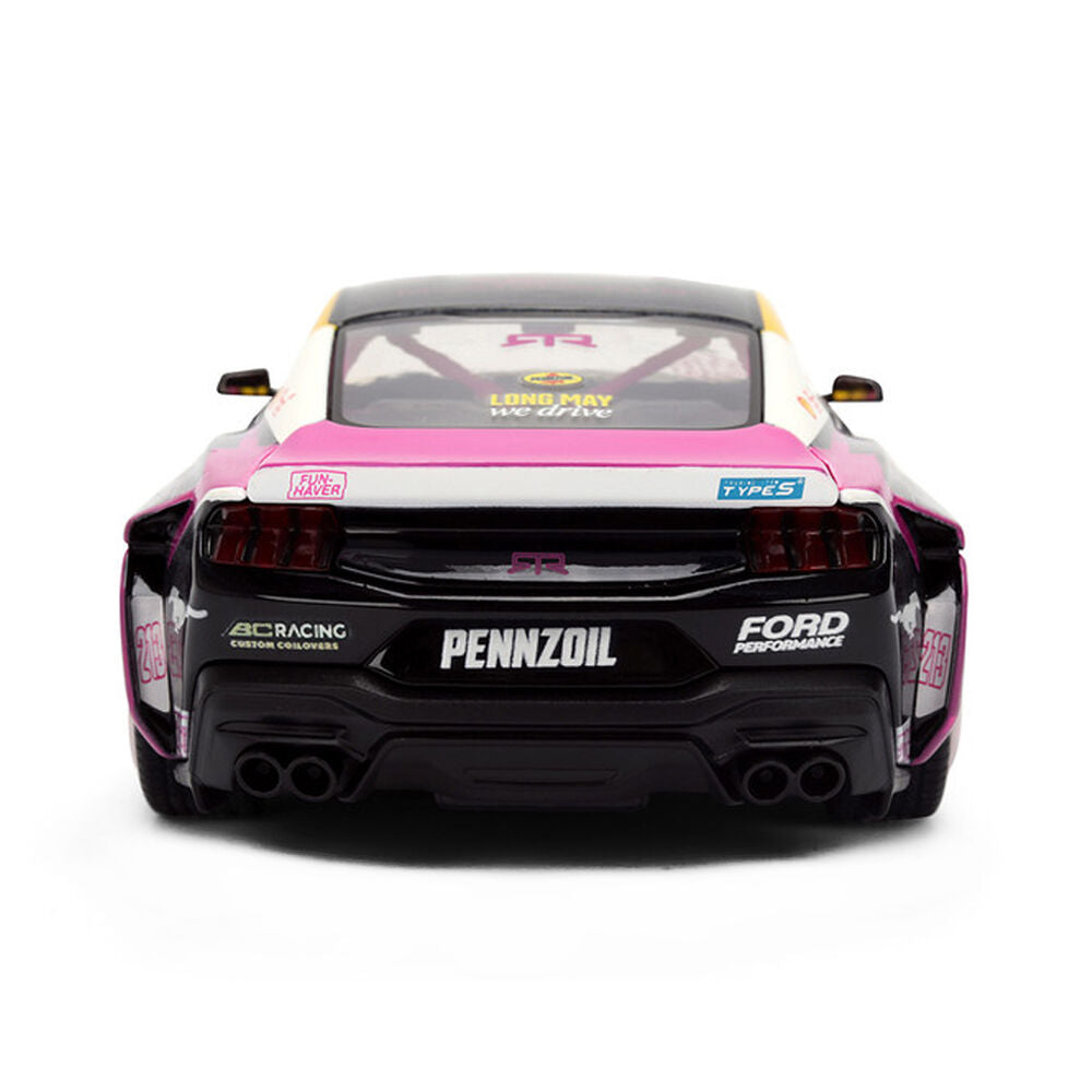 Jada 1:24 Big Time Muscle 2025 Ford Mustang RTR Ben Hobson Racing Diecast Car