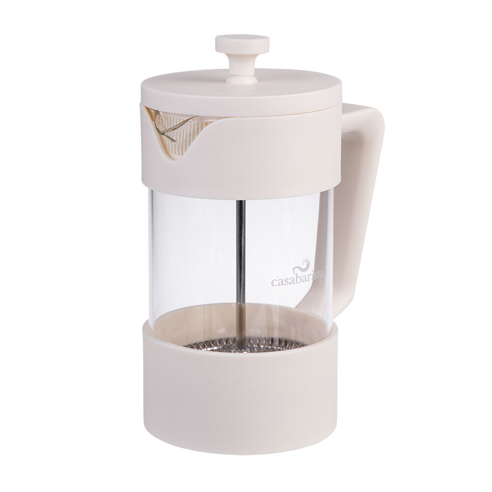 Casabarista Oslo Coffee Plunger 5 Cup 600ml Cream