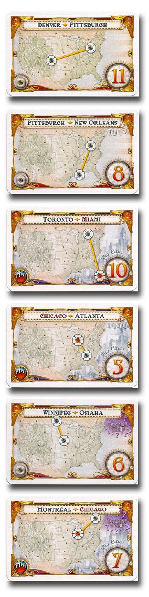 Days Of Wonder Ticket to Ride USA 1910 Expansion