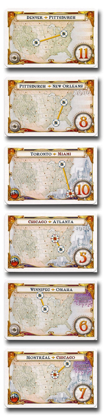 Days Of Wonder Ticket to Ride USA 1910 Expansion