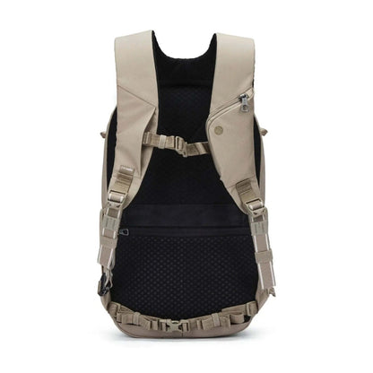 Pacsafe V Tour Anti-Theft RFID Blocking Secure 16" Laptop Backpack Beige