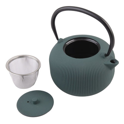 Teaology Serenity Cast Iron Teapot - 700Ml - Teal