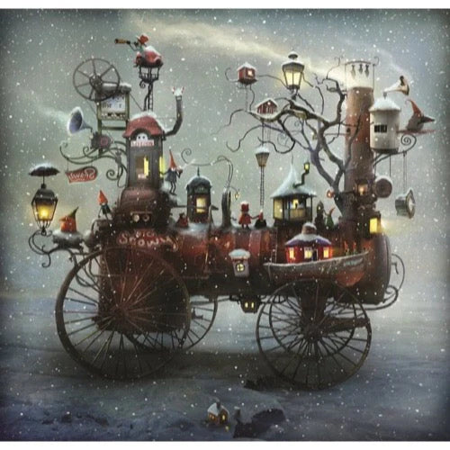 Magnolia 1050-Pieces Big Snowy Alexander Jansson Puzzle