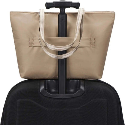 Pacsafe W Anti-Theft RFID Blocking Carryall 13" Laptop Tote Bag Taupe