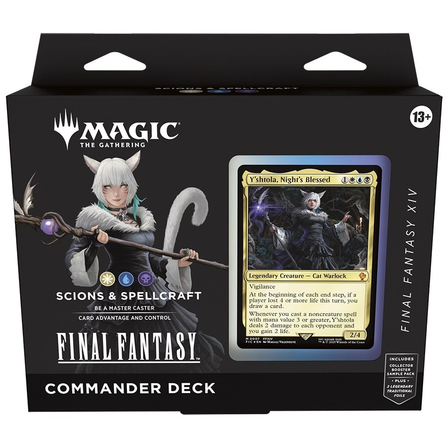 Wizards Of The Coast Magic the Gathering Final Fantasy Commander Decks 4 Decks Per Display