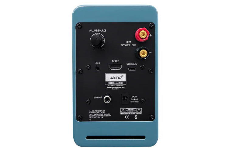 Jamo Mini MKII Active Bookshelf Speaker (Eucalyptus)