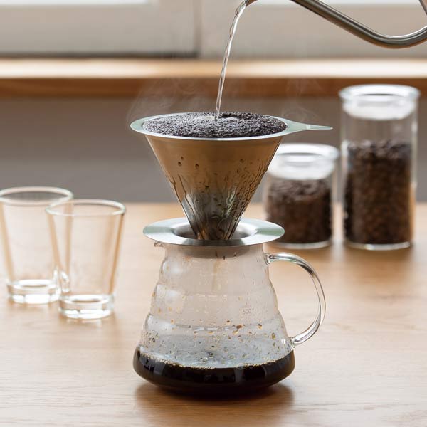 Hario Double Mesh Metal Dripper - 2 Cup