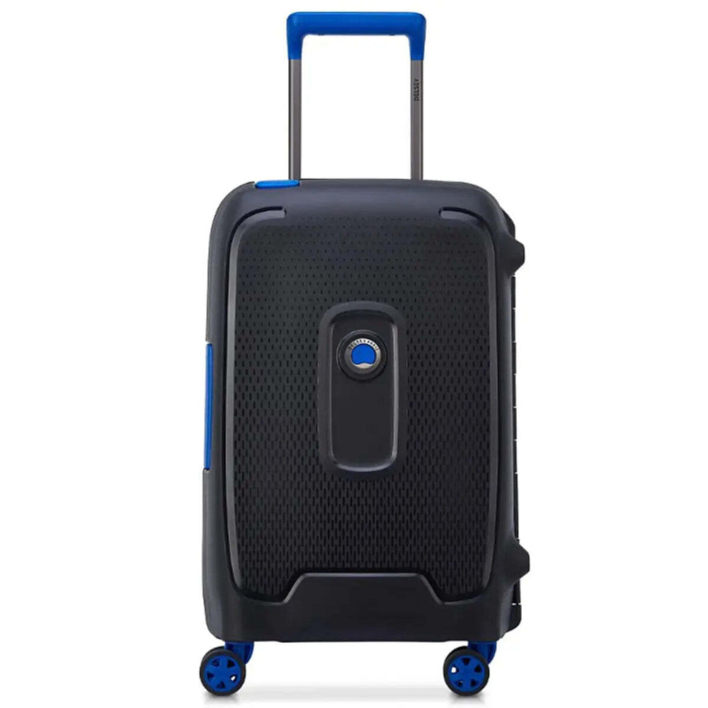 Delsey Moncey 55 cm 4 Wheel Carry-on Suitcase - Black / Blue